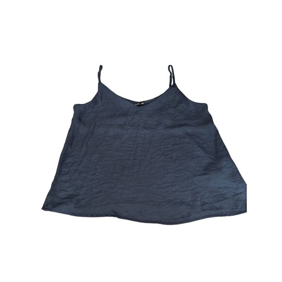 Navy Blue Cotton On Womens Sleeveless Cami Top M Adjustable Straps - Picture 6 of 9